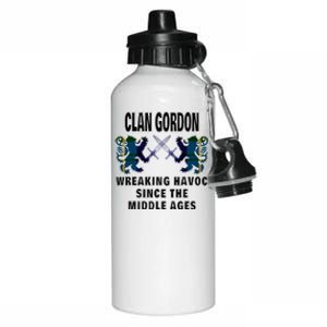 Gordon Scottish Tartan Scotland Family Clan Name Aluminum Water Bottle 