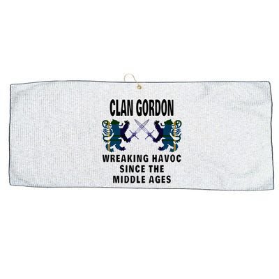 Gordon Scottish Tartan Scotland Family Clan Name Large Microfiber Waffle Golf Towel