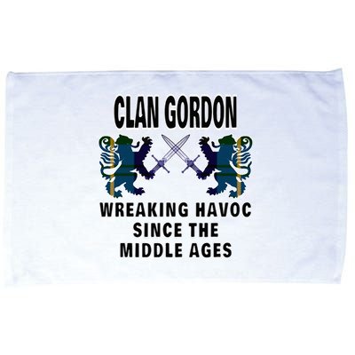 Gordon Scottish Tartan Scotland Family Clan Name Microfiber Hand Towel