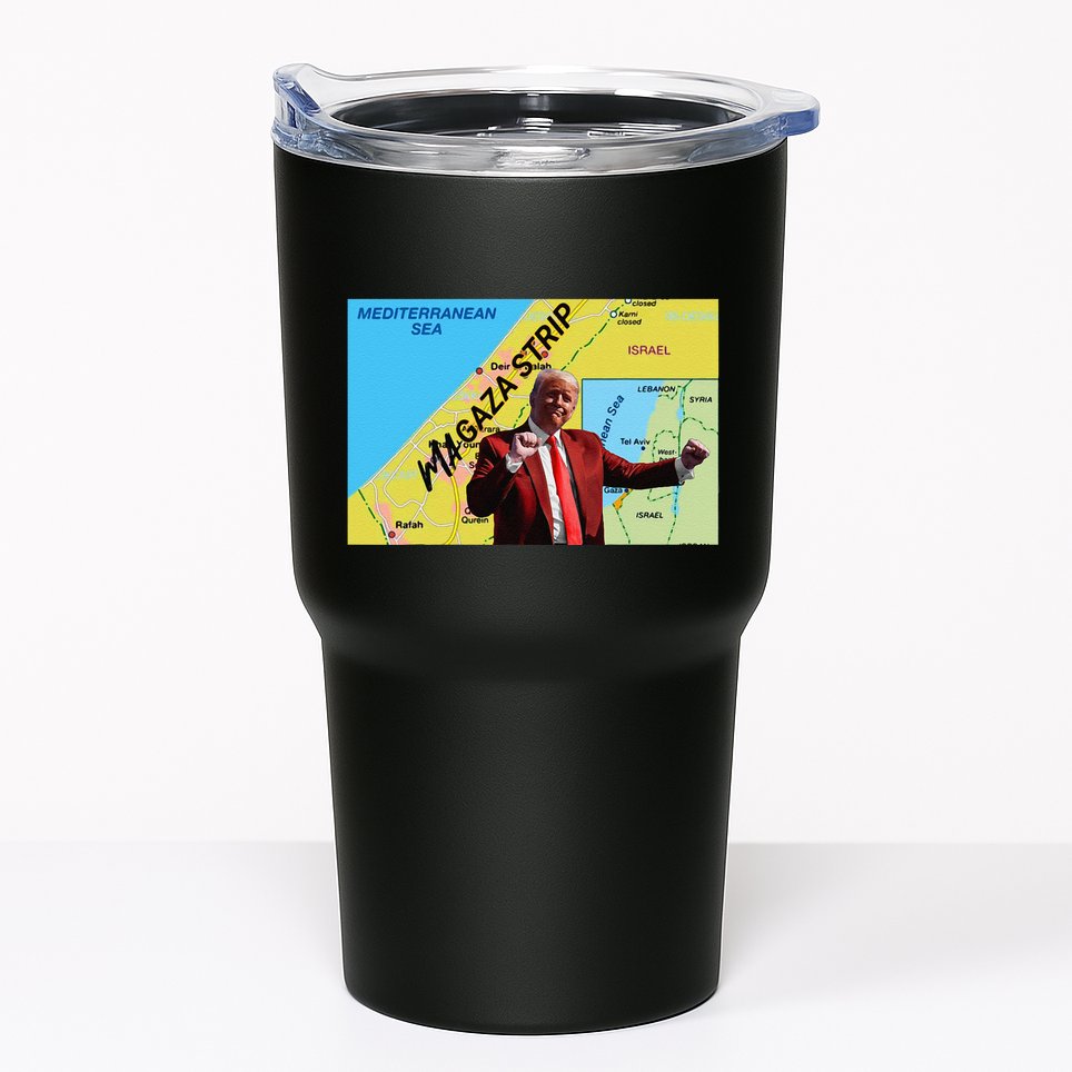Gaza Strip Trump Magaza Strip Tumbler