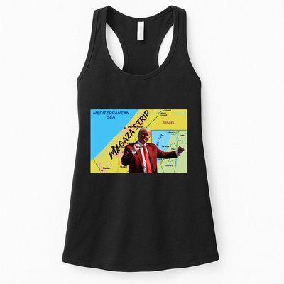 Gaza Strip Trump Magaza Strip Womens Tank Top