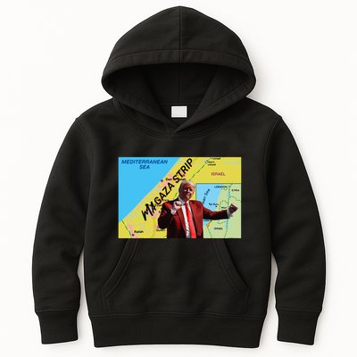 Gaza Strip Trump Magaza Strip Kids Hoodie