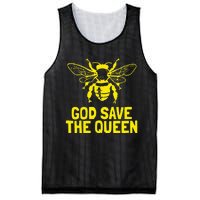 God Save The Queen Honey Bee Beekeeping Naturalist Mesh Reversible Basketball Jersey Tank