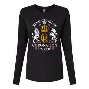 God Save The King King Charles III Womens Cotton Relaxed Long Sleeve T-Shirt