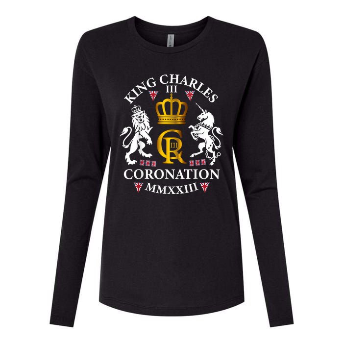 God Save The King King Charles III Womens Cotton Relaxed Long Sleeve T-Shirt