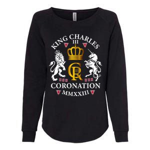 God Save The King King Charles III Womens California Wash Sweatshirt