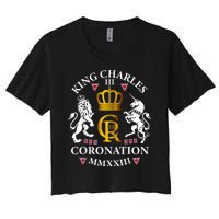 God Save The King King Charles III Women's Crop Top Tee