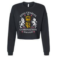 God Save The King King Charles III Cropped Pullover Crew