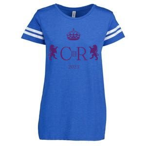 God Save The King King Charles III Enza Ladies Jersey Football T-Shirt