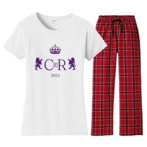 God Save The King King Charles III Women's Flannel Pajama Set