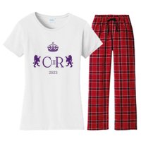 God Save The King King Charles III Women's Flannel Pajama Set