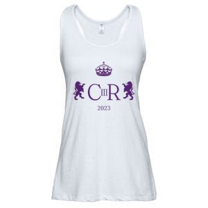 God Save The King King Charles III Ladies Essential Flowy Tank