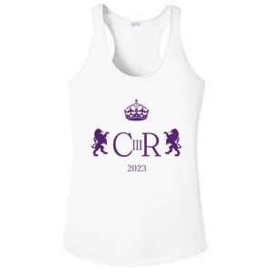 God Save The King King Charles III Ladies PosiCharge Competitor Racerback Tank