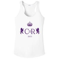 God Save The King King Charles III Ladies PosiCharge Competitor Racerback Tank