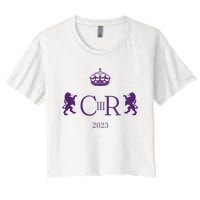 God Save The King King Charles III Women's Crop Top Tee