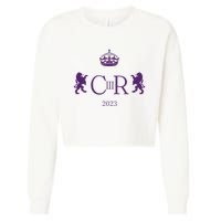 God Save The King King Charles III Cropped Pullover Crew