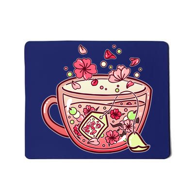 Glass Sakura Tea Mousepad