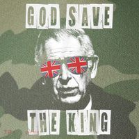 God Save The King King Charles III Legacy Tie Dye Trucker Hat