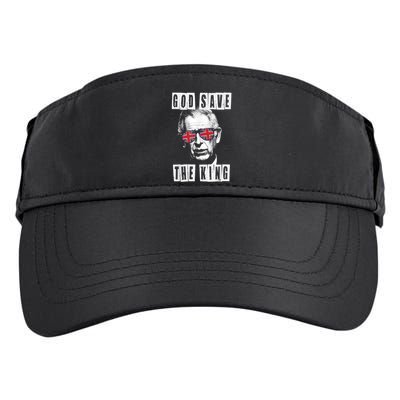 God Save The King King Charles III Adult Drive Performance Visor