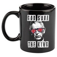 God Save The King King Charles III 11oz C Handle Ceramic Mug