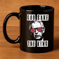 God Save The King King Charles III 11oz C Handle Ceramic Mug