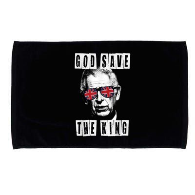 God Save The King King Charles III Microfiber Hand Towel
