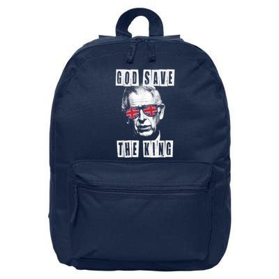 God Save The King King Charles III 16 in Basic Backpack