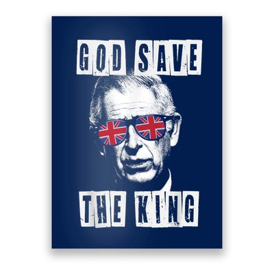God Save The King King Charles III Poster