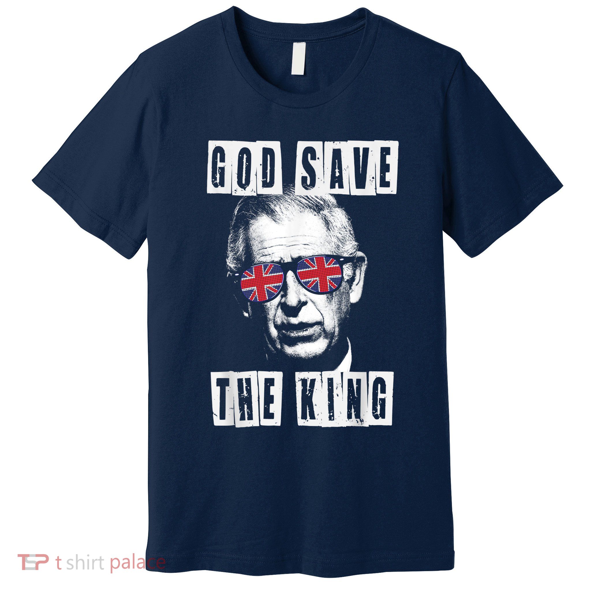God Save The King King Charles III Premium T-Shirt
