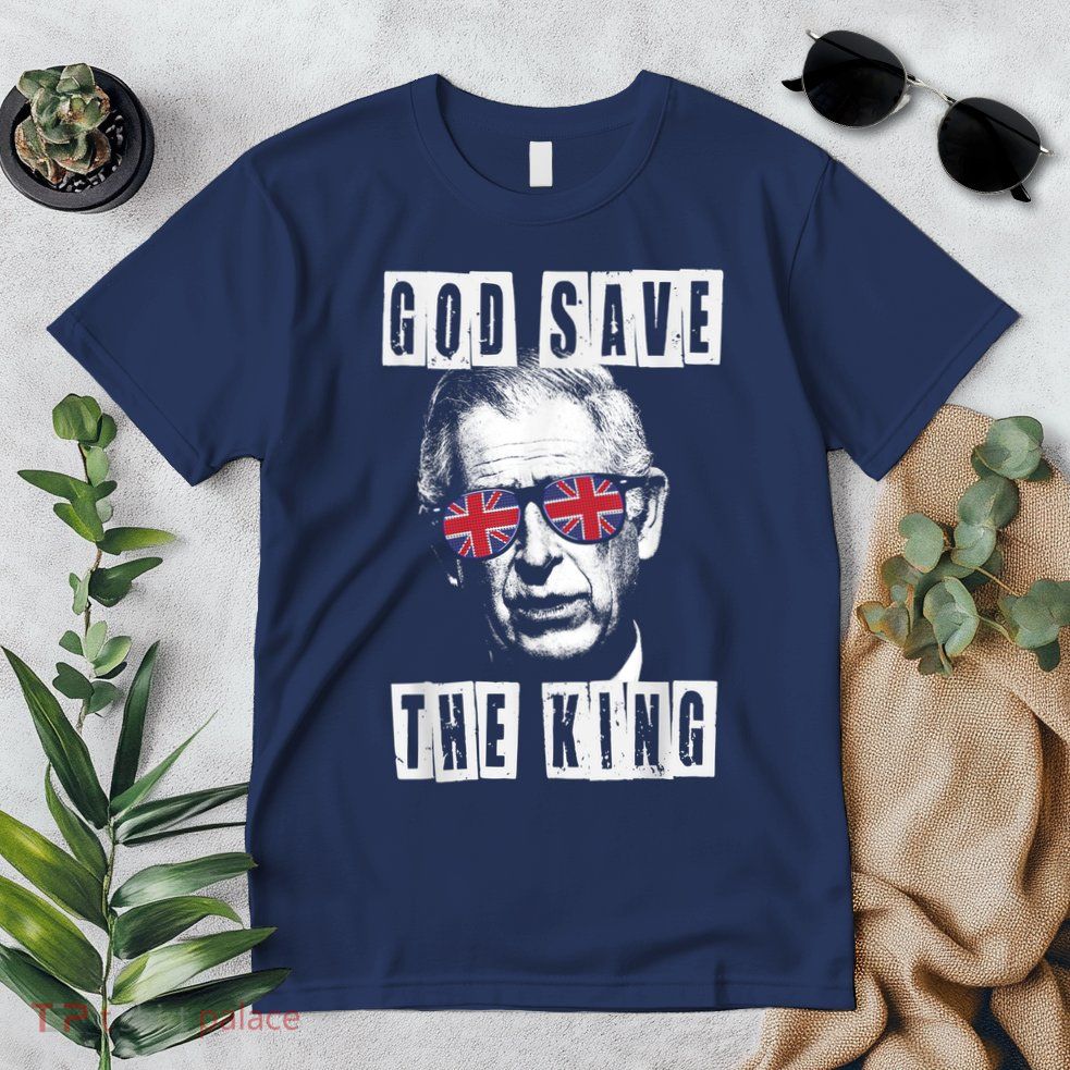 God Save The King King Charles III Premium T-Shirt