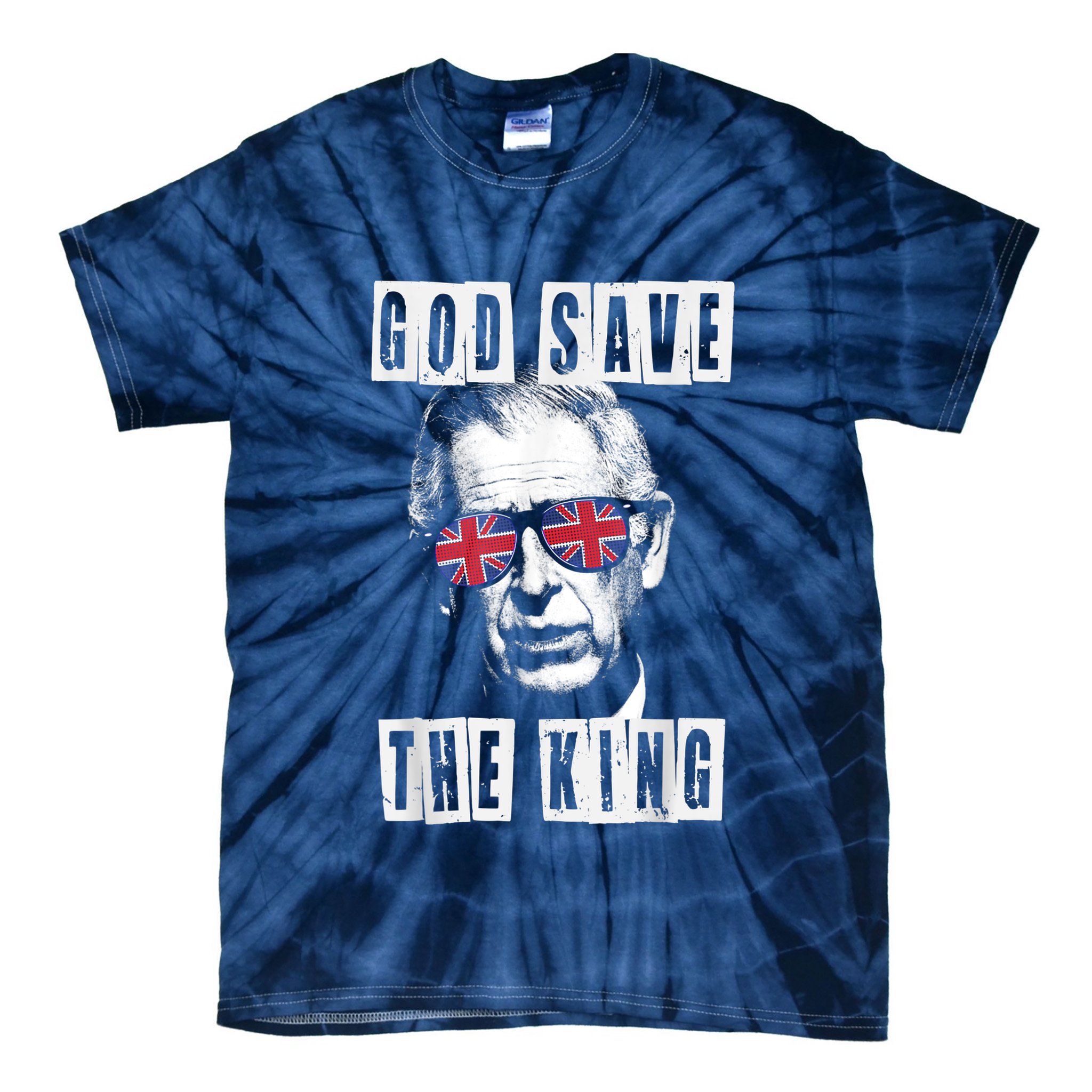 God Save The King King Charles III Tie-Dye T-Shirt