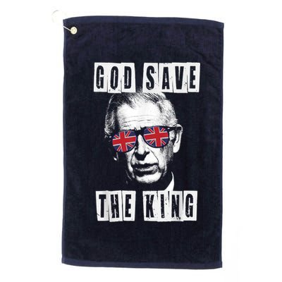 God Save The King King Charles III Golf Towel