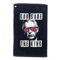 God Save The King King Charles III Golf Towel