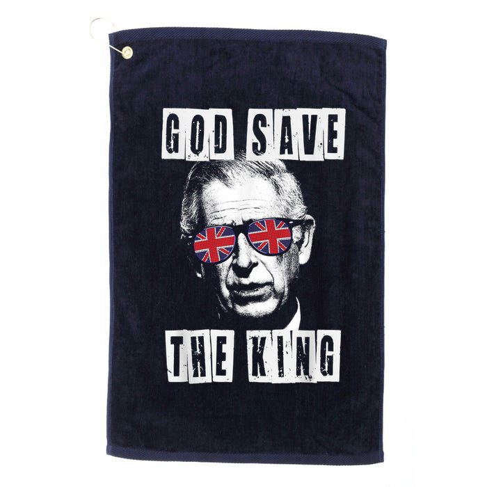 God Save The King King Charles III Golf Towel