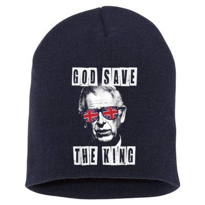God Save The King King Charles III Short Acrylic Beanie