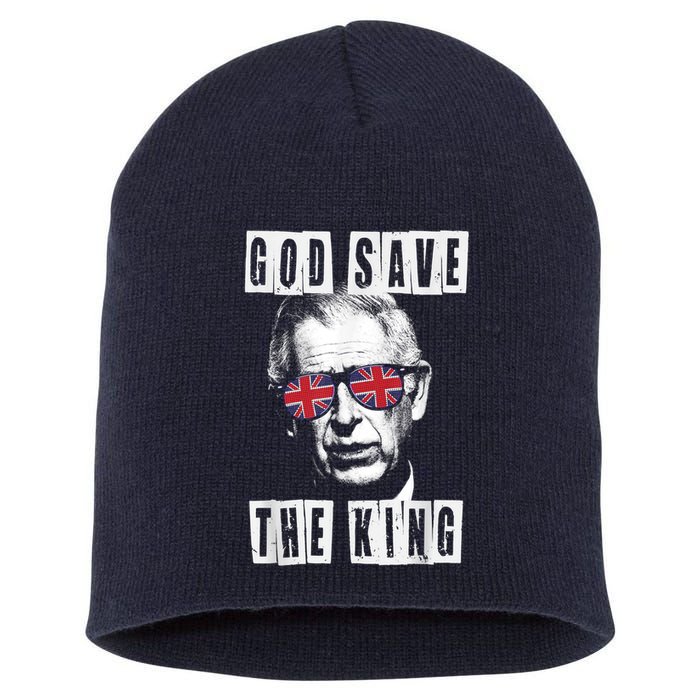 God Save The King King Charles III Short Acrylic Beanie