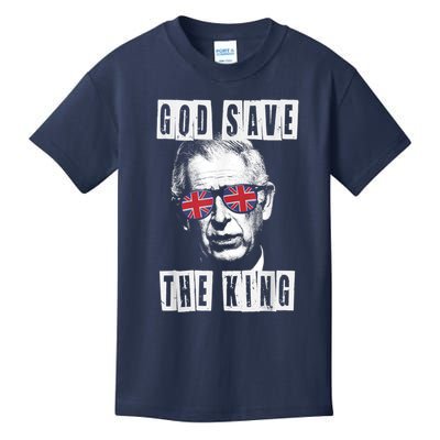 God Save The King King Charles III Kids T-Shirt