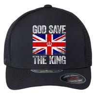 God Save The King King Charles III Flexfit Unipanel Trucker Cap