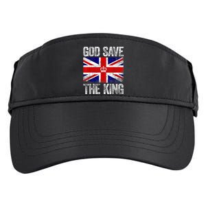 God Save The King King Charles III Adult Drive Performance Visor