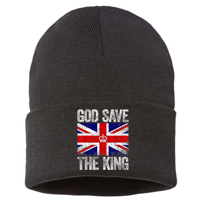 God Save The King King Charles III Sustainable Knit Beanie