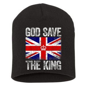 God Save The King King Charles III Short Acrylic Beanie