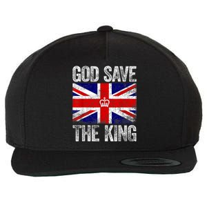 God Save The King King Charles III Wool Snapback Cap