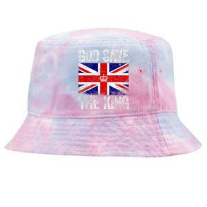 God Save The King King Charles III Tie-Dyed Bucket Hat