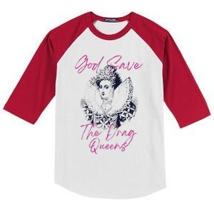 God save The Drag Queen Kids Colorblock Raglan Jersey