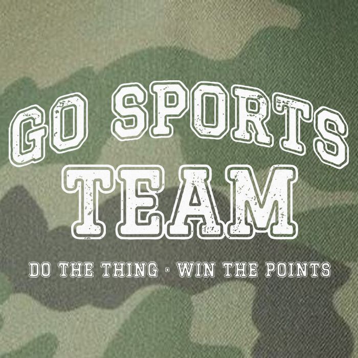 Go Sports Team Do The Thing Win The Points Funny Athletic Legacy Tie Dye Trucker Hat
