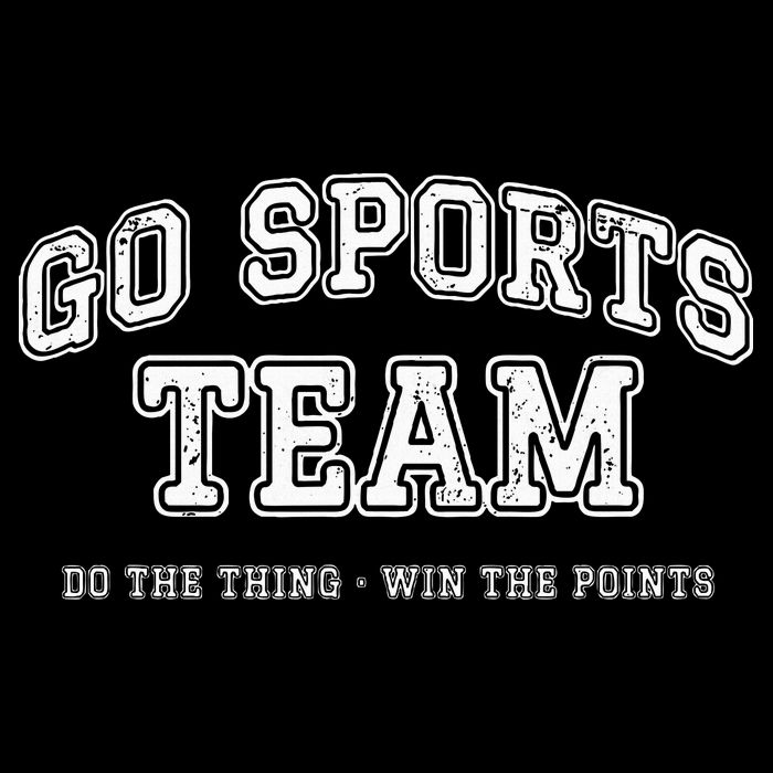 Go Sports Team Do The Thing Win The Points Funny Athletic 16 in Basic Backpack