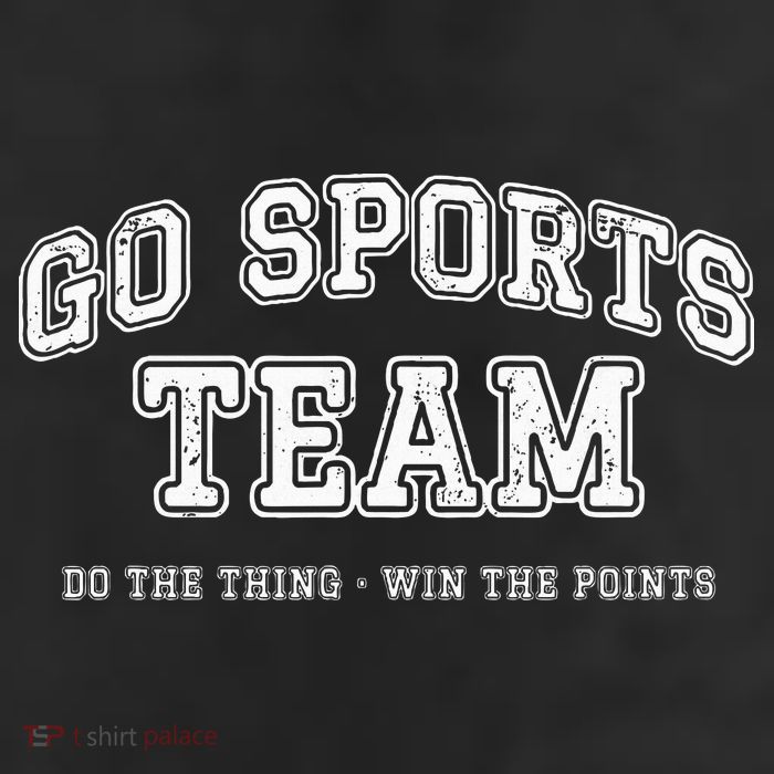 Go Sports Team Do The Thing Win The Points Funny Athletic 25L Jumbo Tote