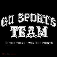Go Sports Team Do The Thing Win The Points Funny Athletic Baby Bodysuit