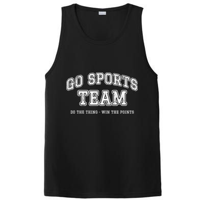 Go Sports Team Do The Thing Win The Points Funny Athletic PosiCharge Competitor Tank