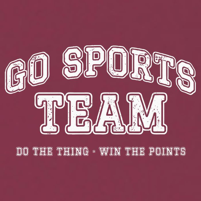 Go Sports Team Do The Thing Win The Points Funny Athletic 16oz Travel Tumbler